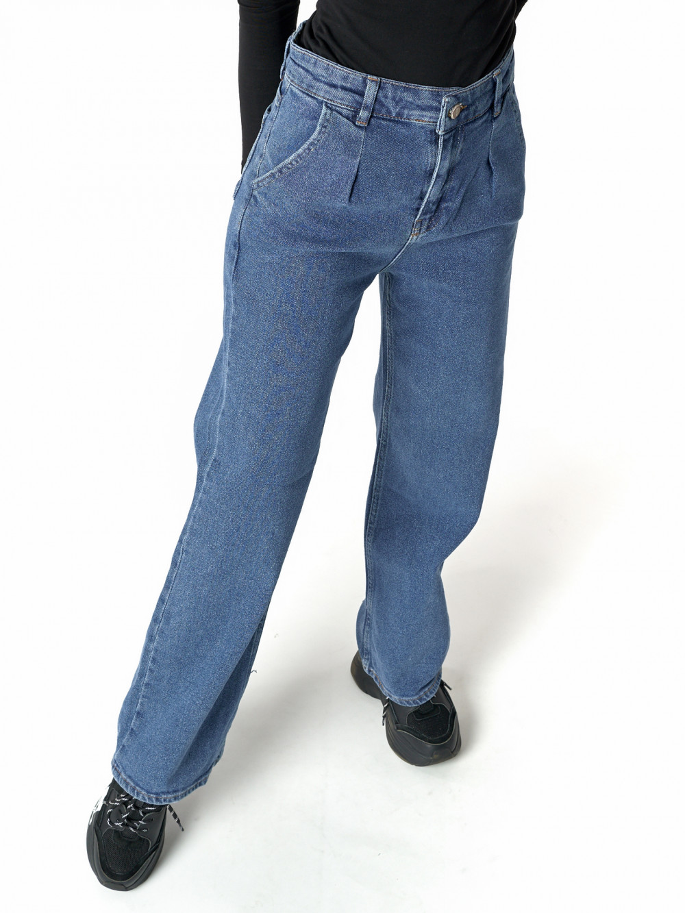 

Джинсы женские NoBrand AD2833 синие L; XL, AD2833