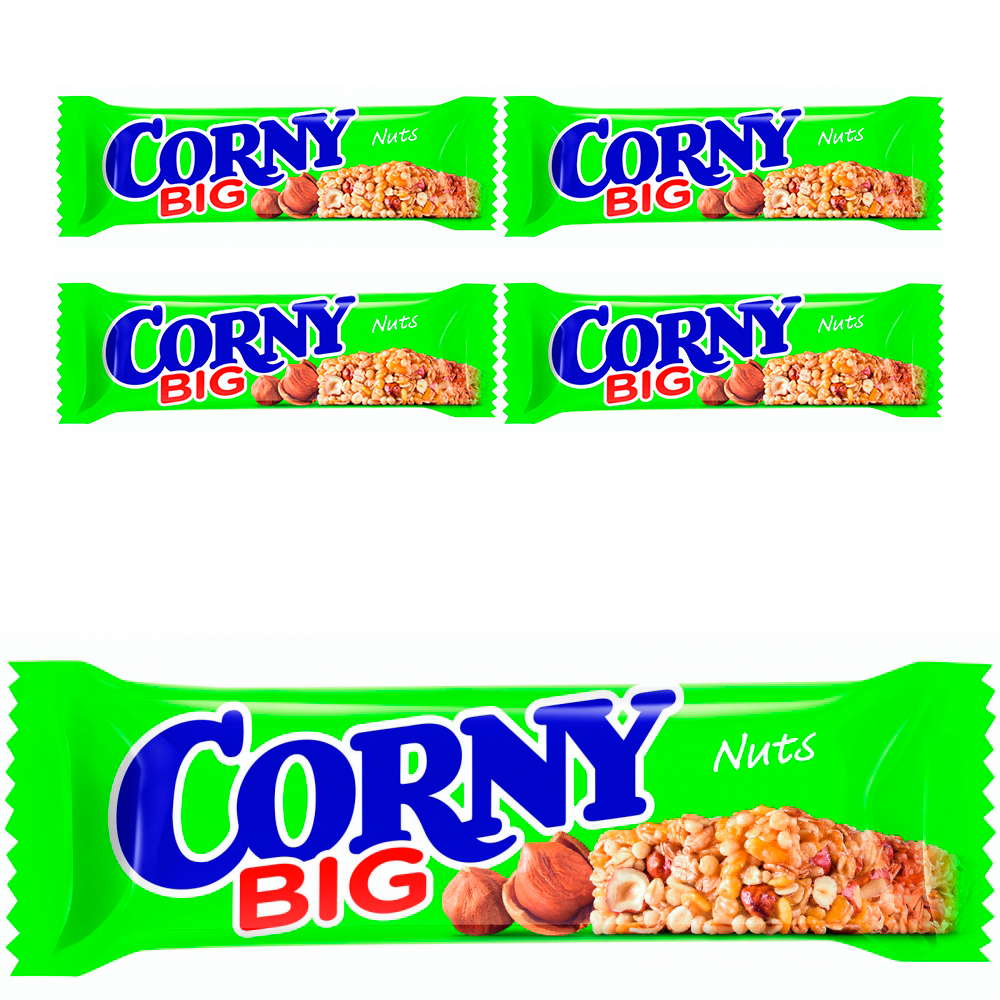 фото Батончик злаковый corny big с лесными орехами 50г*4 шт.