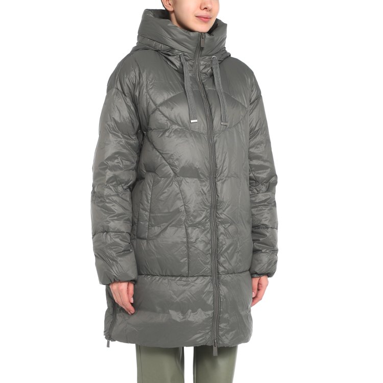 

Пуховик женский Maison David MLY005-1 серый L, MLY005-1