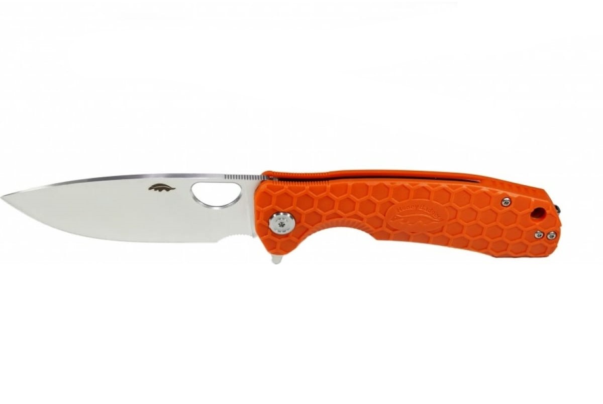 

Нож Honey Badger Flipper L, с оранжевой рукоятью HB1006, Оранжевый, Flipper L