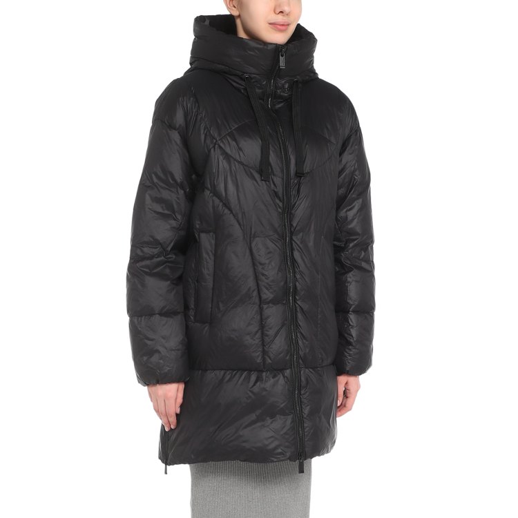 

Пуховик женский Maison David MLY005-1 черный 2XL, MLY005-1