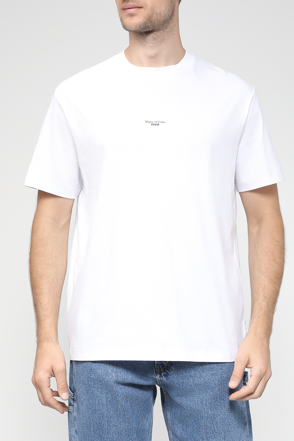 

Футболка мужская Marc O'Polo B61215451634 белая 2XL, Белый, B61215451634