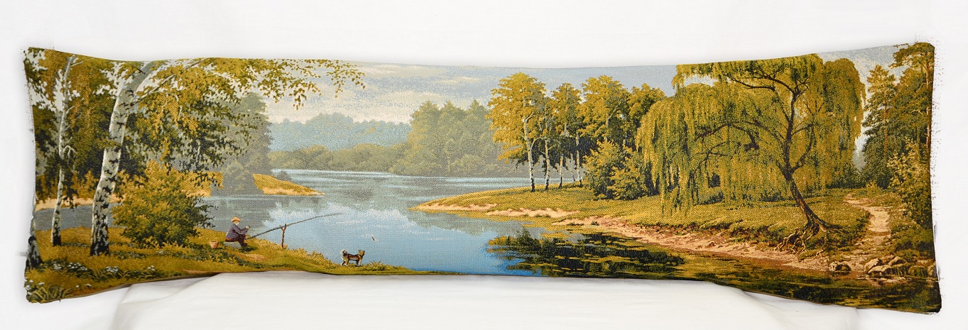 

Наволочка Декоративная Гобеленовая 32х85 "На рыбалке", Желтый;зеленый;голубой, ГОСТ-Р