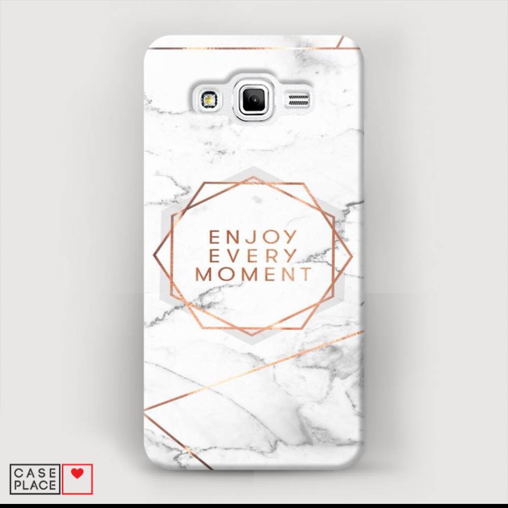 

Чехол Awog "Enjoy every moment мрамор" для Samsung Galaxy J2 Prime 2016, 22320-5