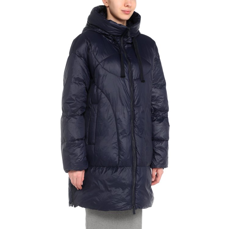 

Пуховик женский Maison David MLY005-1 синий S, MLY005-1
