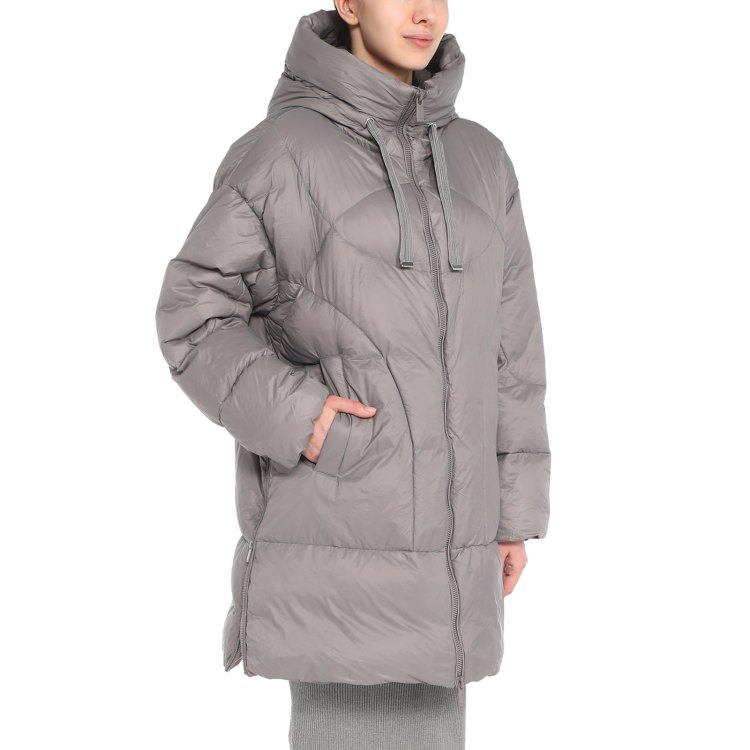 

Пуховик женский Maison David MLY005-1 серый M, MLY005-1
