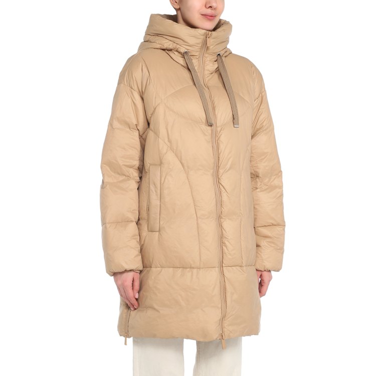 

Пуховик женский Maison David MLY005-1 бежевый XS, MLY005-1