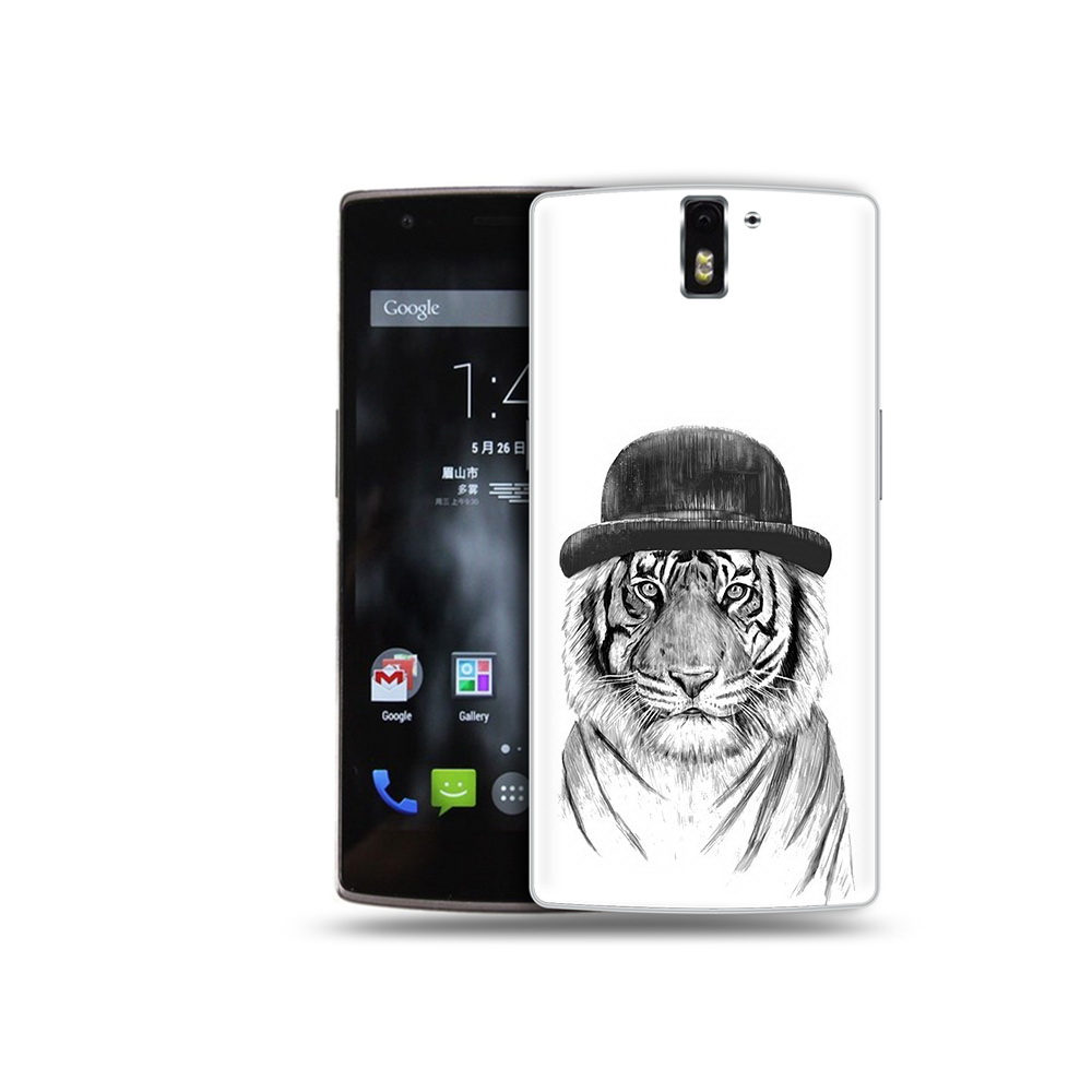 

Чехол MyPads Tocco для OnePlus One тигр британец, Прозрачный, Tocco