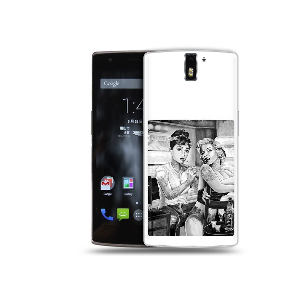 

Чехол MyPads Tocco для OnePlus One тату мастер, Прозрачный, Tocco