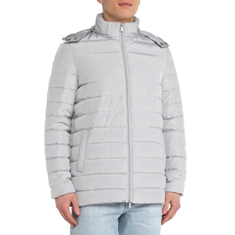 

Пуховик мужской Maison David MLY002 серый L, MLY002