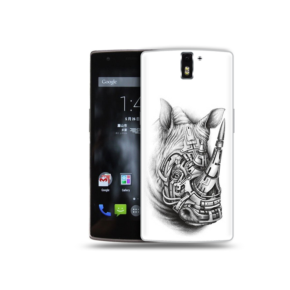 

Чехол MyPads Tocco для OnePlus One стальной носорог, Прозрачный, Tocco