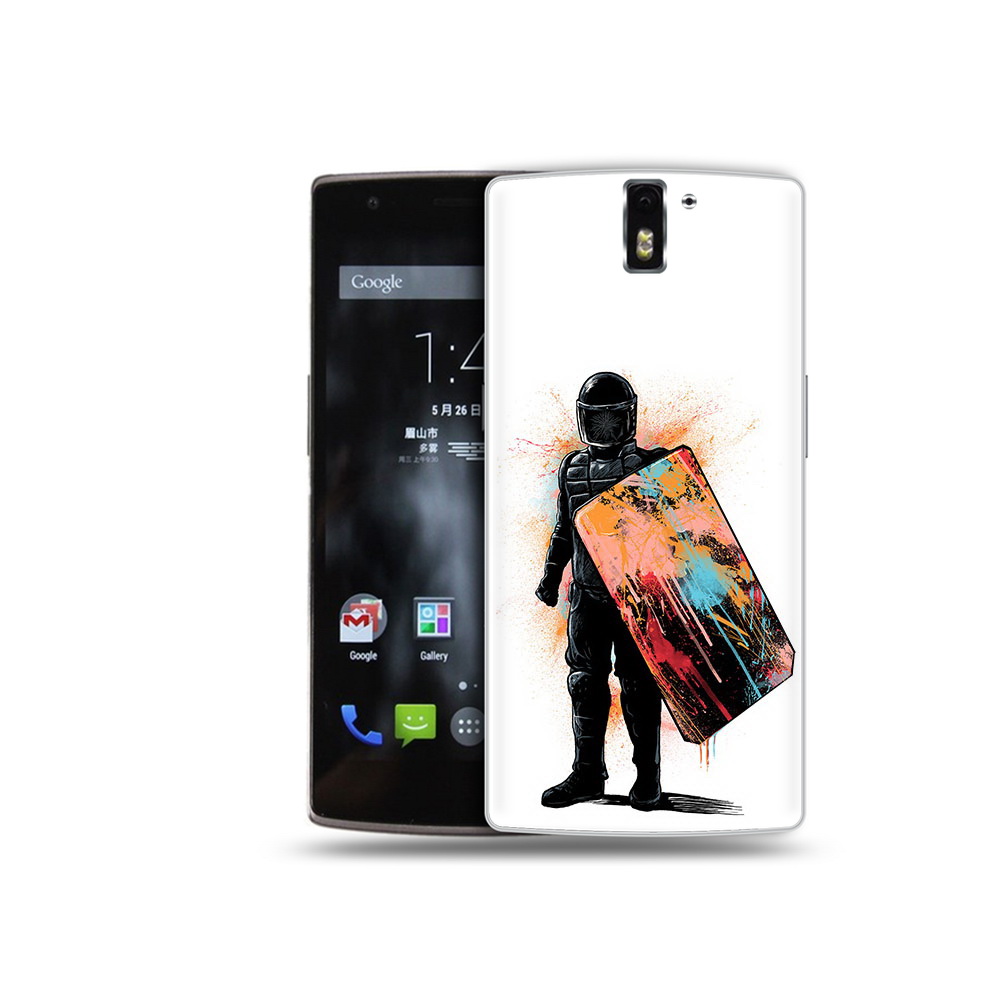 

Чехол MyPads Tocco для OnePlus One солдат с красочным щитом, Прозрачный, Tocco