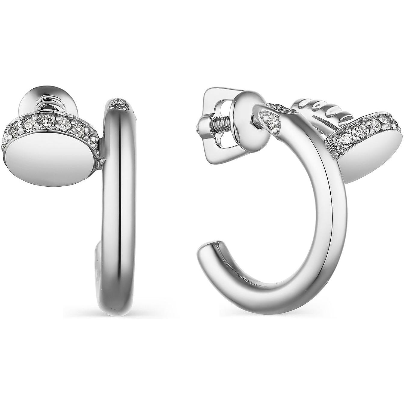 

Серьги-пусеты из белого золота с бриллиантом АЛЬКОР 23771-200, 23771-200