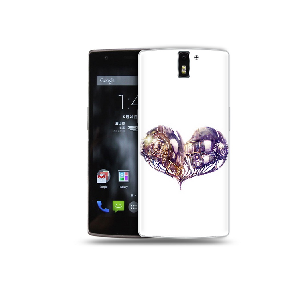 

Чехол MyPads Tocco для OnePlus One сердце абстракция, Прозрачный, Tocco