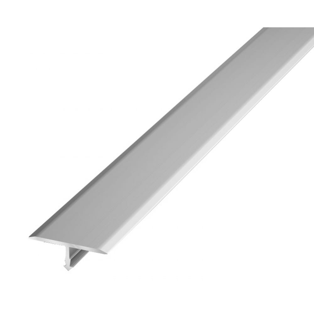 Порог т-образный алюминиевый (26 мм; 2.7 м; анодированный; серебро) Лука УТ000038751