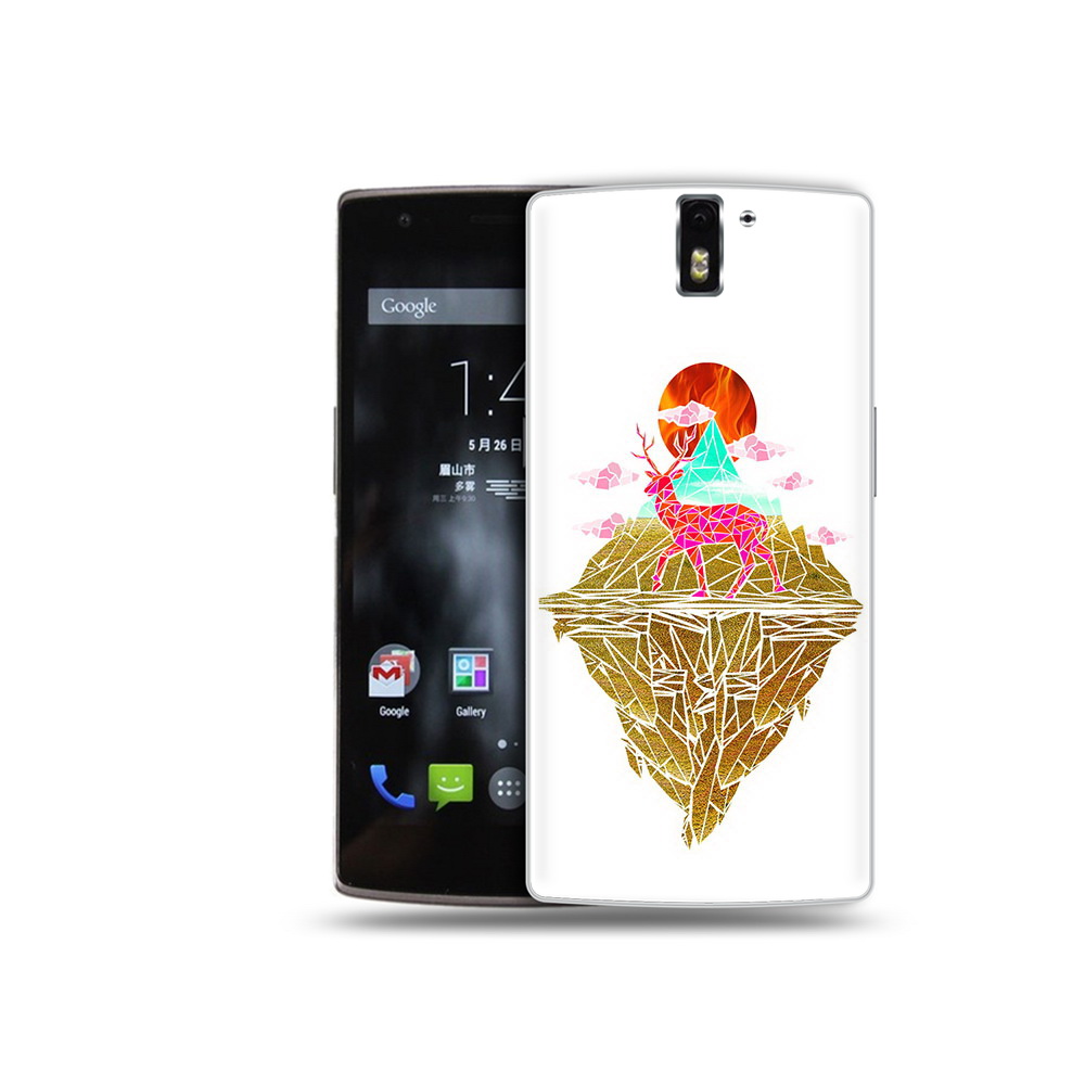 

Чехол MyPads Tocco для OnePlus One розовый олень абстракция, Прозрачный, Tocco