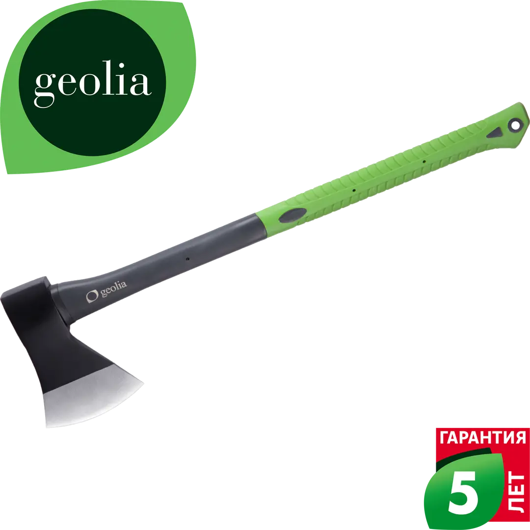 Топор Geolia 1.25 кг рукоятка Стекловолокно/Фибергласс 80 см