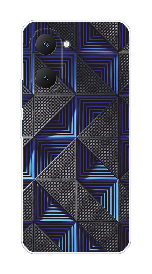 

Чехол на Vivo Y03 "IBM", Серый;синий, 2610450-1