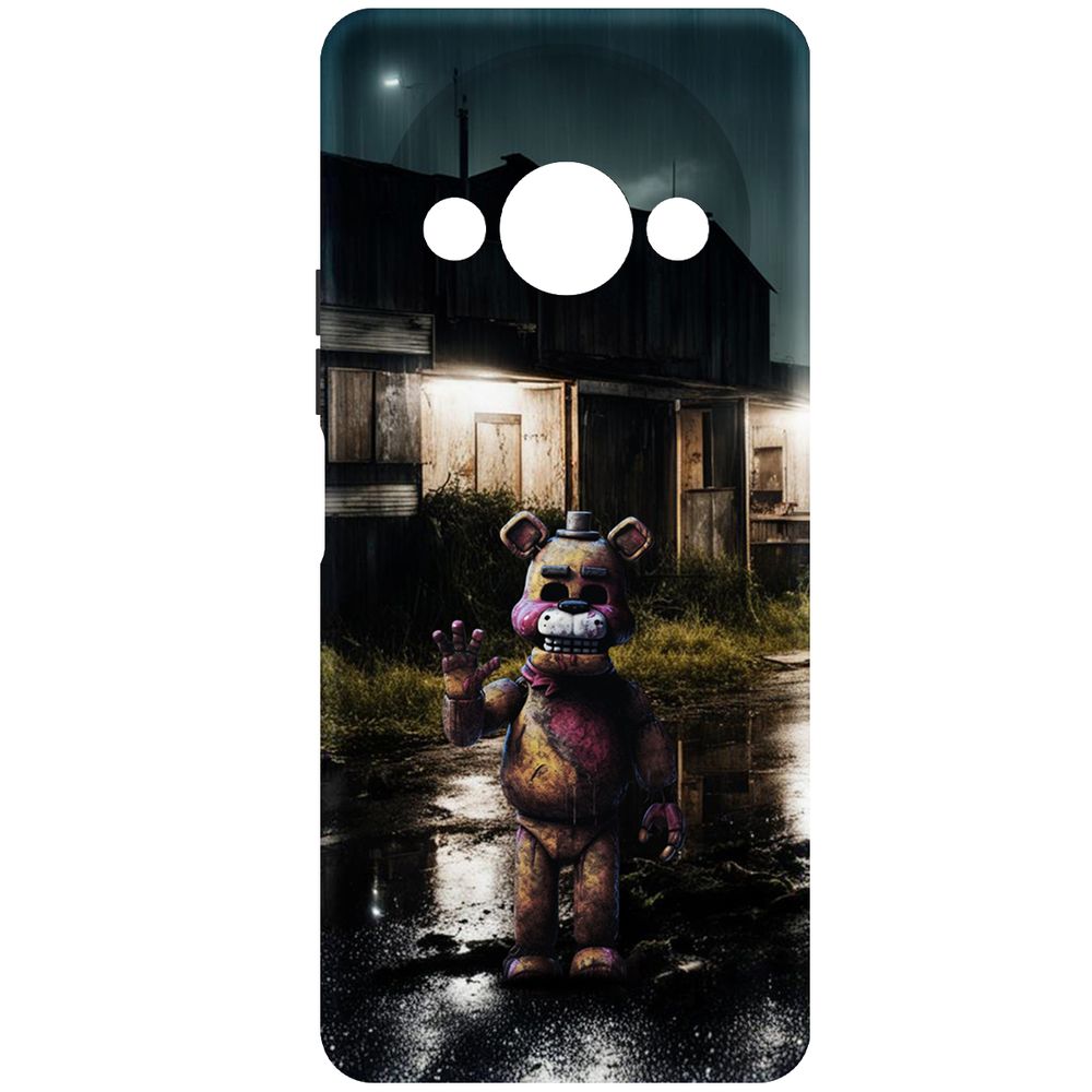 

Чехол-накладка Krutoff Soft Case ФНАФ - Фредди под дождем для Xiaomi Redmi A3 черный