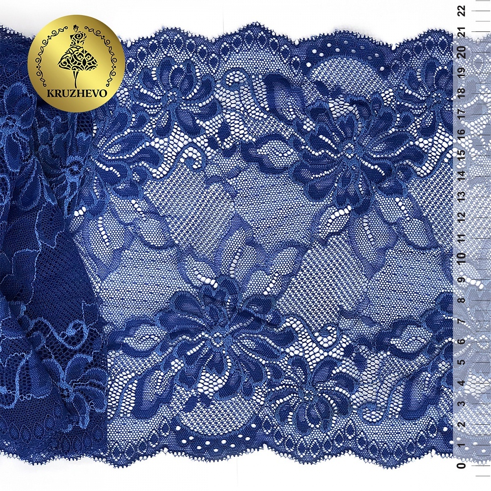 

Kruzhevo 200 мм, цвет синий, 10 м, 200 мм, цвет синий, 10 м