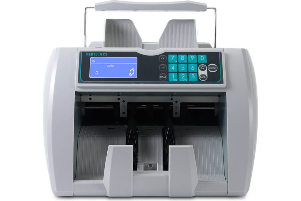 

Мультивалютный счетчик банкнот MERTECH C-3 White, C-3