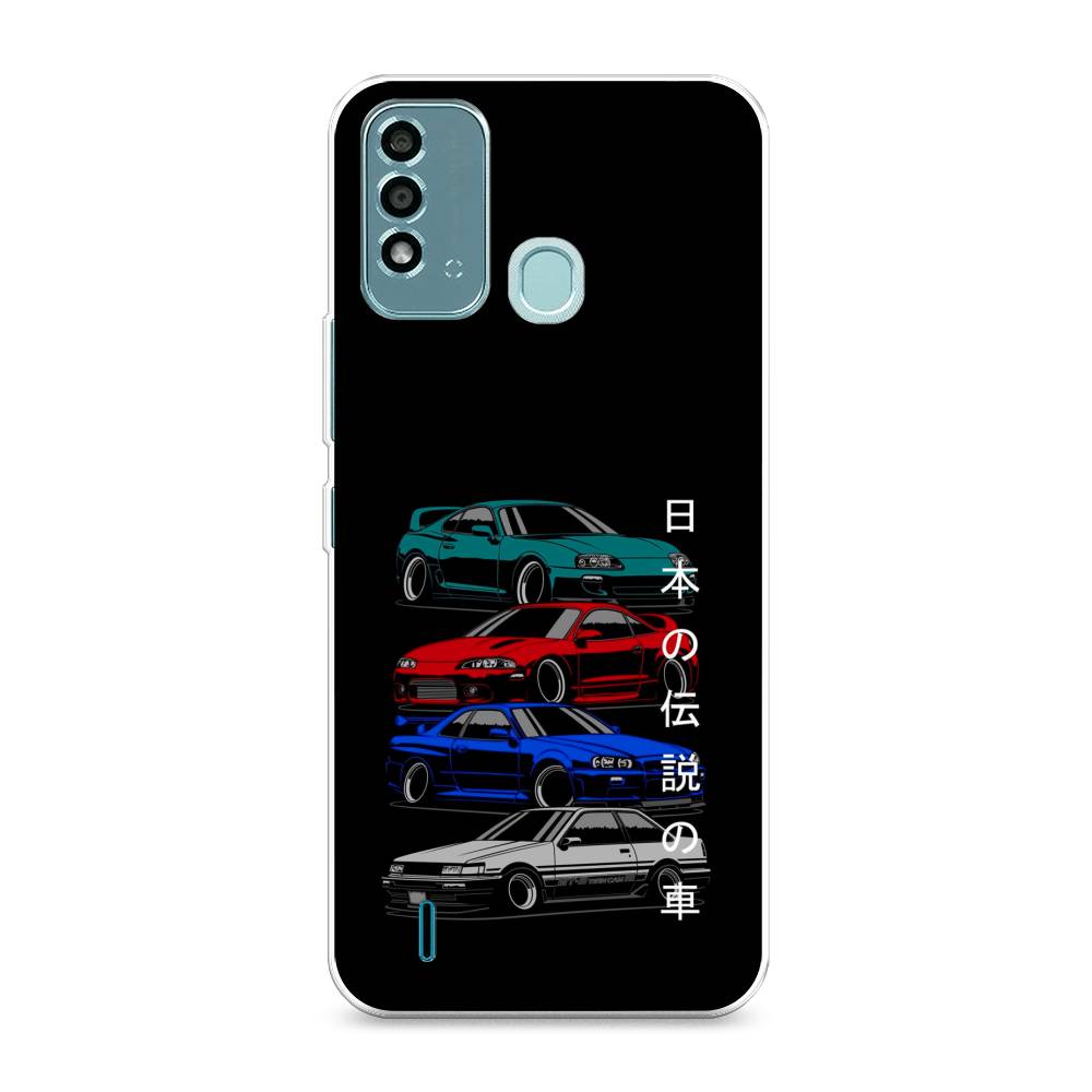 

Чехол Awog на Itel Vision 2S "JDM Legend cars", 3200650-5