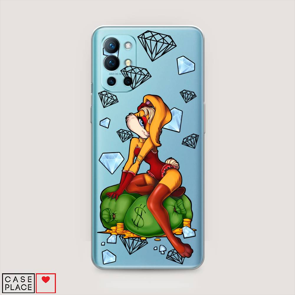 

Чехол на OnePlus 9R "Лола Банни с бриллиантами", Красный;оранжевый;зеленый, 151650-6