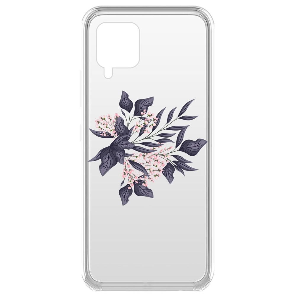 

Чехол-накладка Krutoff Clear Case Розовые бутоны для Samsung Galaxy A42 5G (A426), Прозрачный