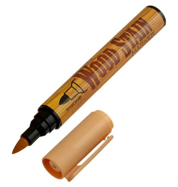 

MARVY UCHIDA Маркер по дереву ретуширующий на спиртовой основе, након. кисть Cherry Wood M