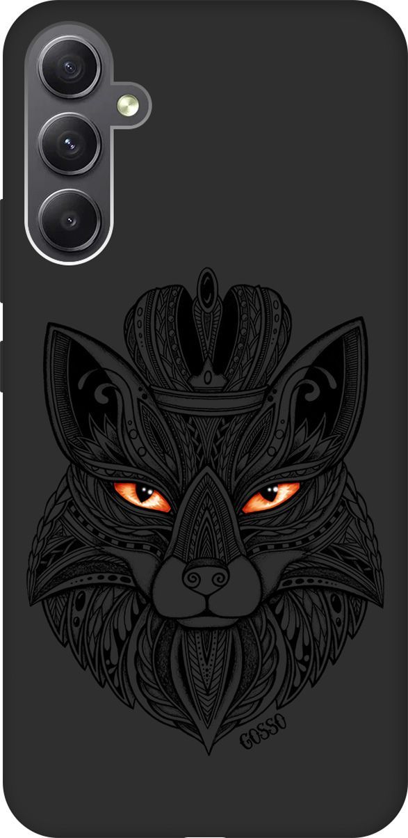 

Чехол на Samsung Galaxy A34 5G с 3D принтом "Fox Queen" черный, Черный;белый, 158726