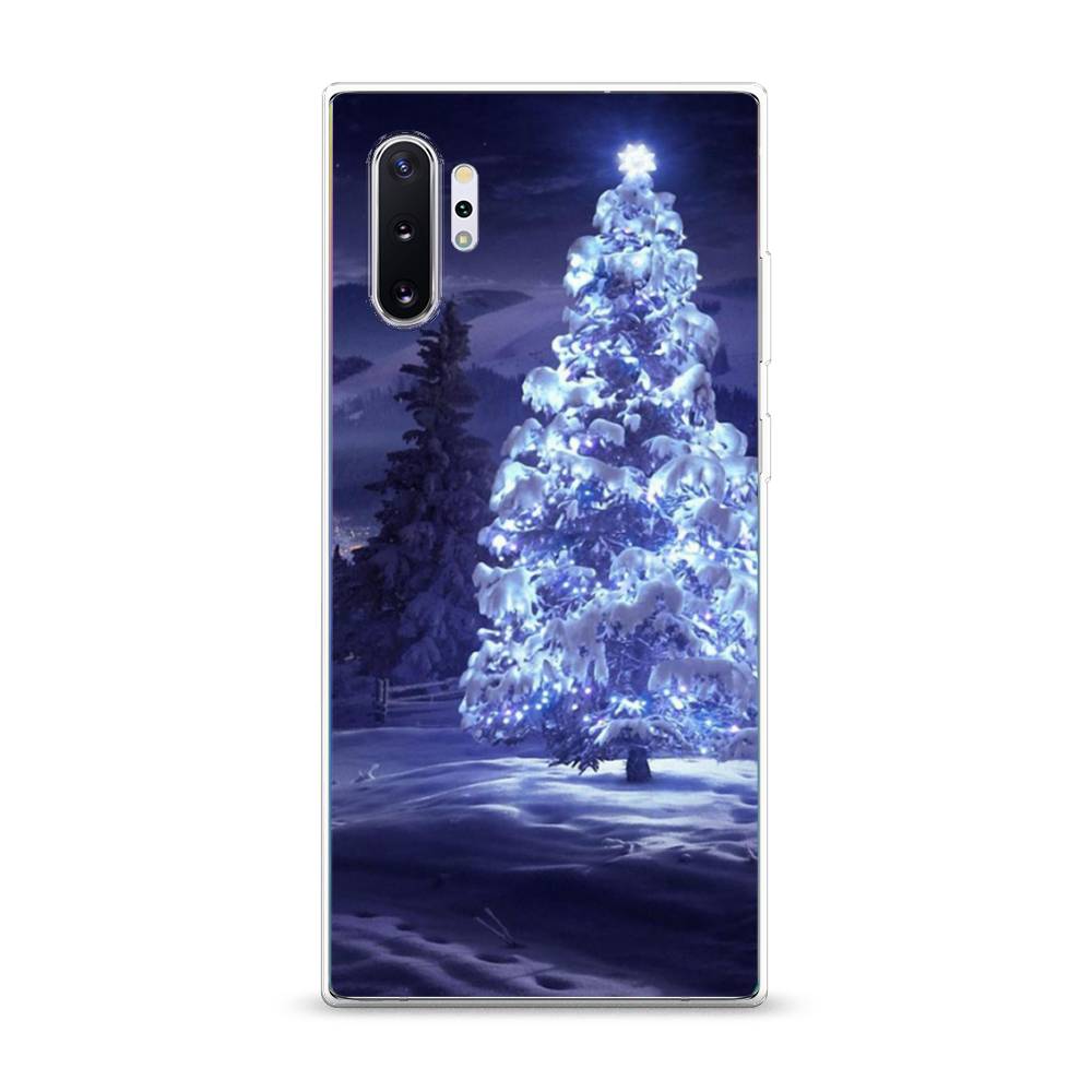 

Чехол на Samsung Galaxy Note 10 Plus "Зима 4", Синий;черный;белый, 28550-2