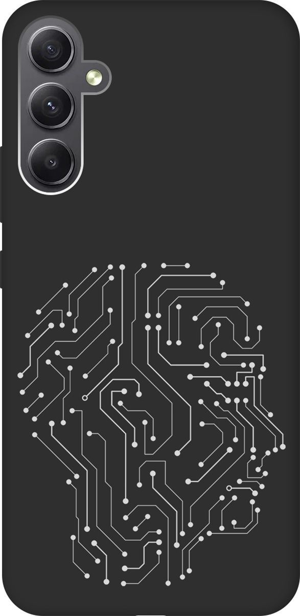 

Чехол на Samsung Galaxy A34 5G с 3D принтом "Mindmap" черный, Черный;белый, 158726