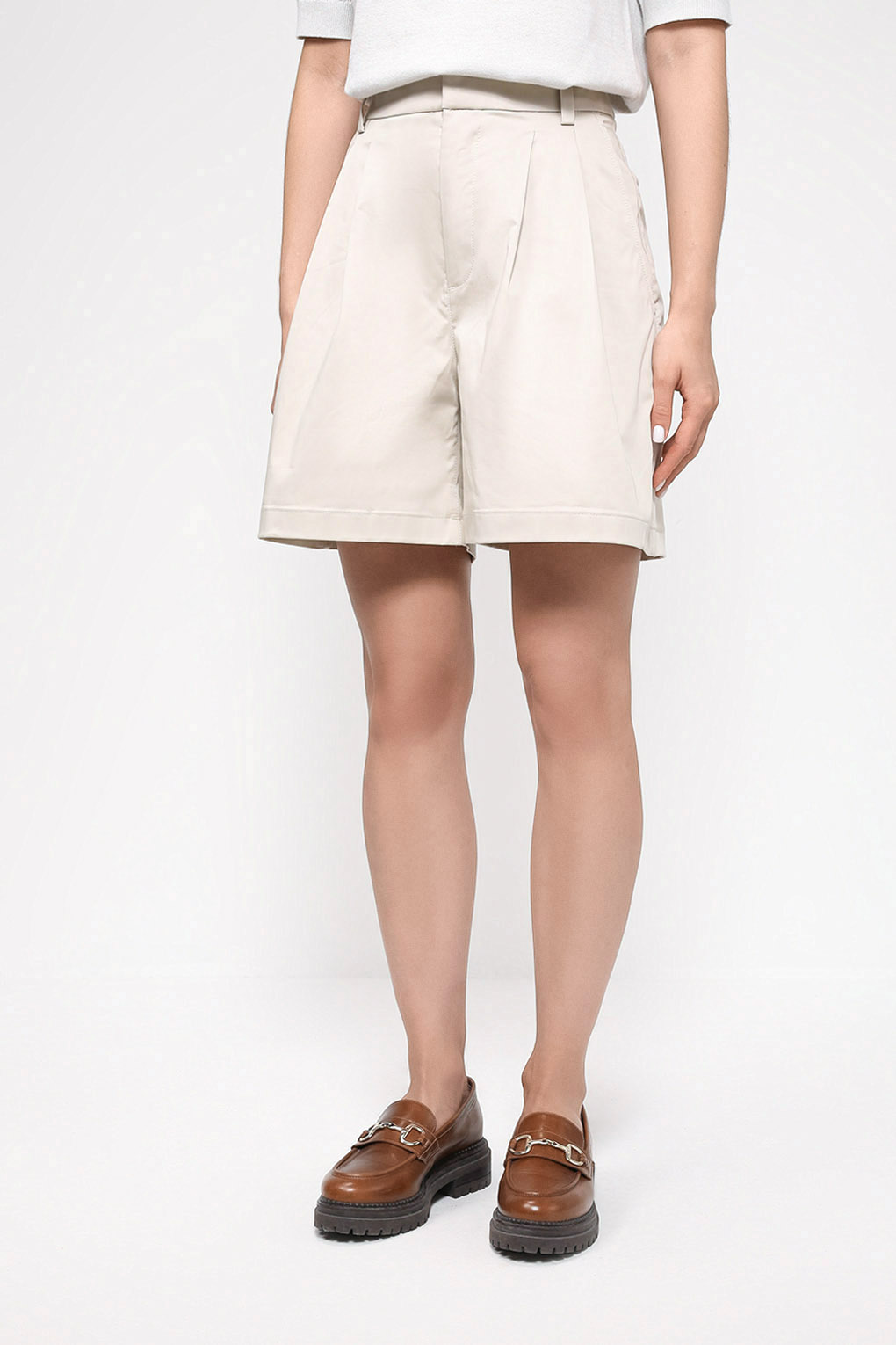 

Повседневные шорты женские Esprit Casual 993EE1C308 бежевые 36, Бежевый, 993EE1C308