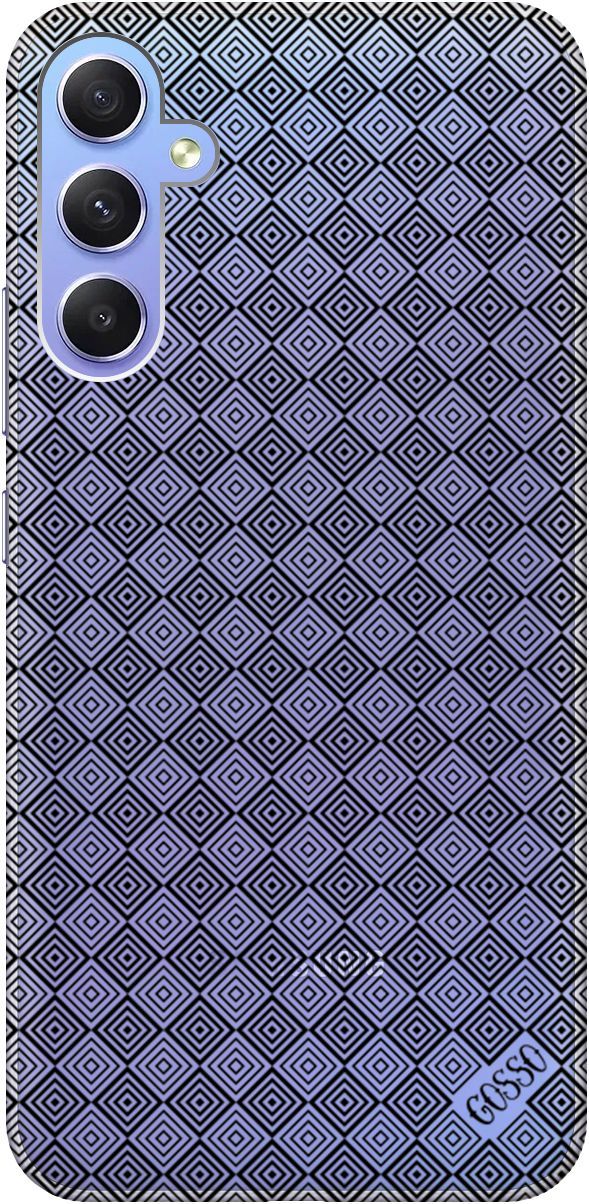 

Чехол на Samsung Galaxy A34 5G с 3D принтом "Magic Squares" прозрачный, Прозрачный;черный, 158725