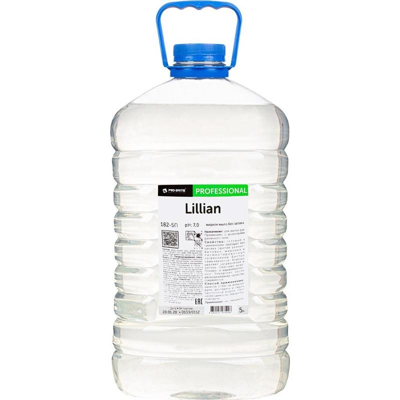 Мыло жидкое Pro-Brite Lillian, 5000мл, ПЭТ-бутыль, 4шт.