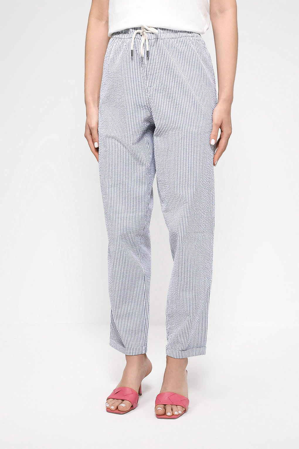 

Брюки женские Esprit Casual 993EE1B322 синие 40, Синий, 993EE1B322