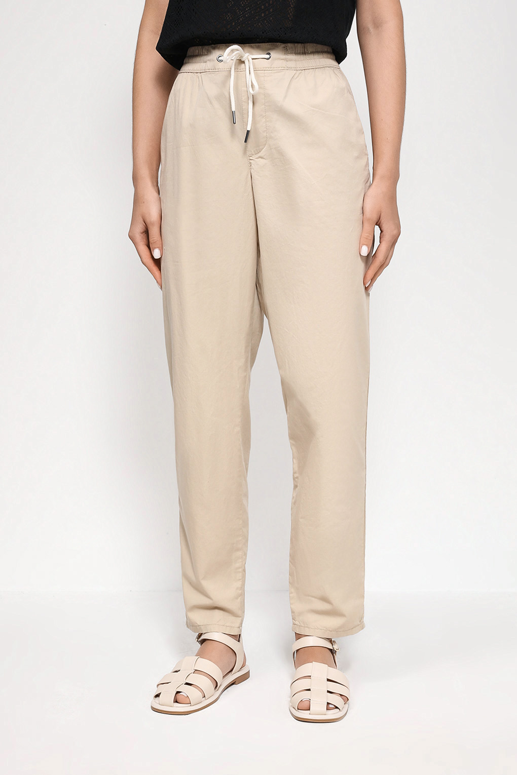 

Брюки женские Esprit Casual 993EE1B321 бежевые 38, Бежевый, 993EE1B321