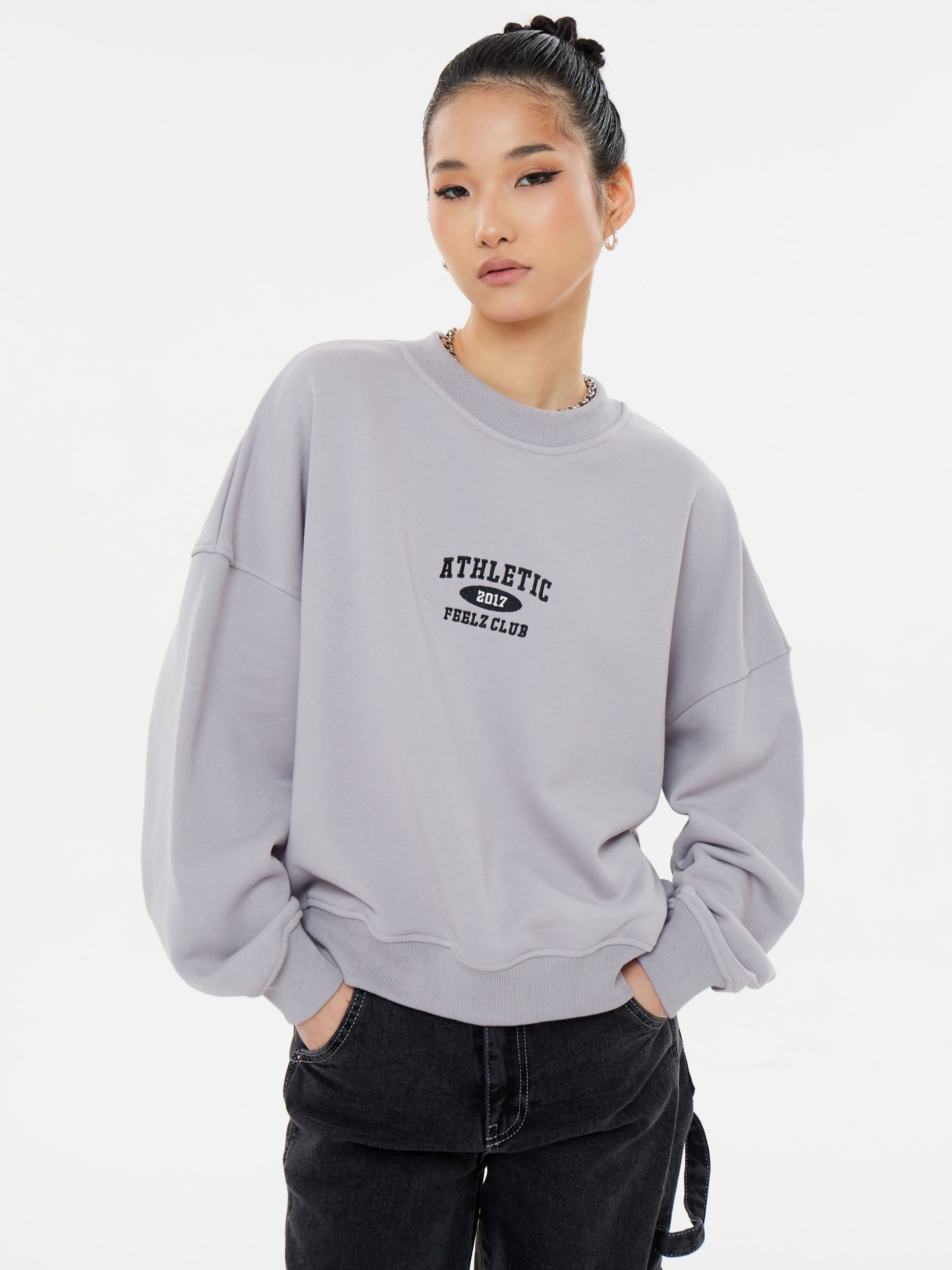 

Свитшот женский Feelz Feelz club серый XS, Feelz club