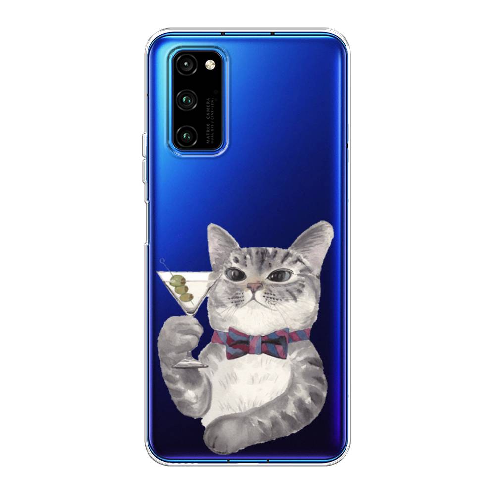 

Чехол Awog "Кот джентльмен" для Honor View 30/View 30 Pro