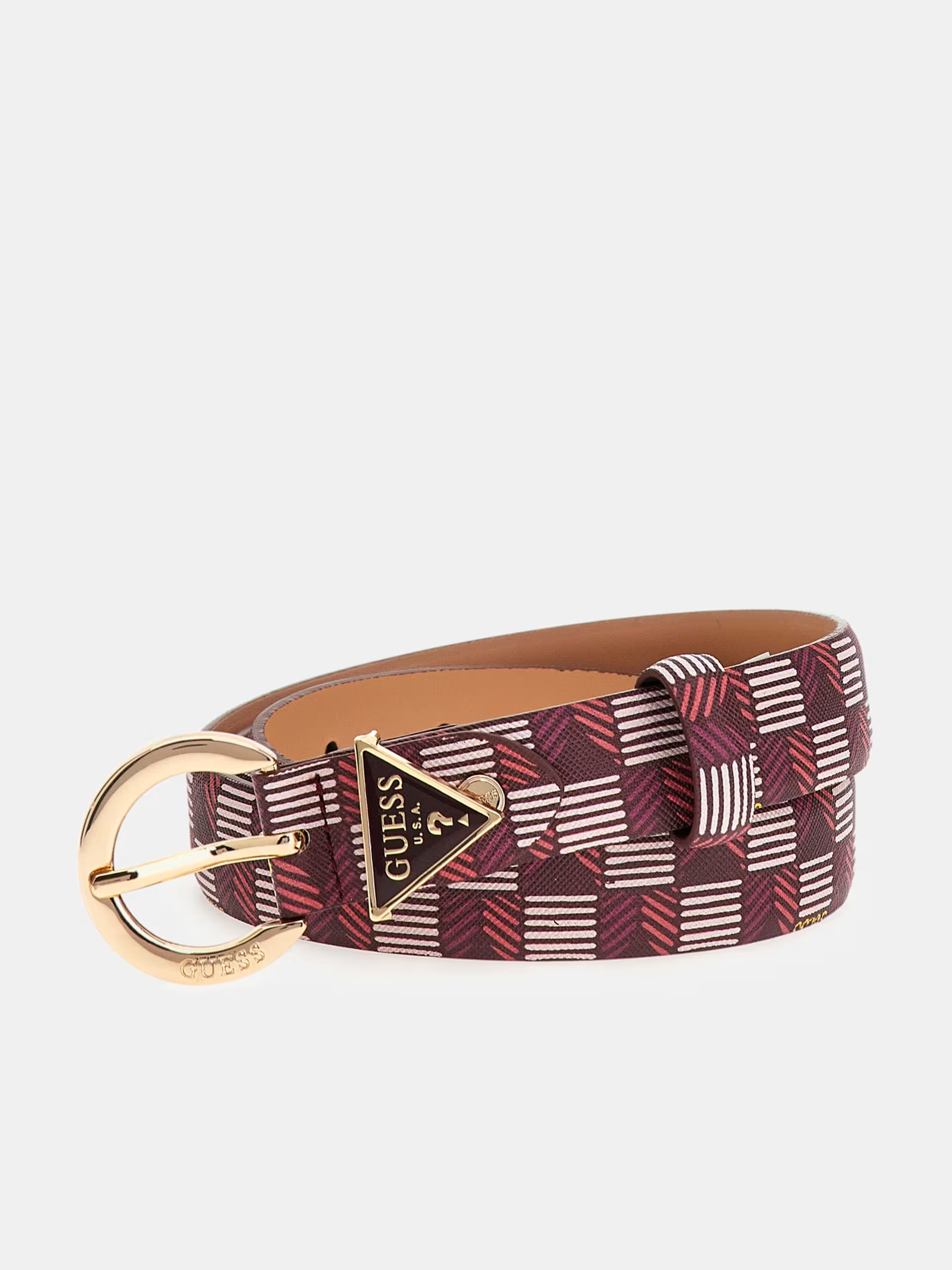 

Ремень женский Guess G Wave BW9178P4425 бордовый, 105 см, G Wave