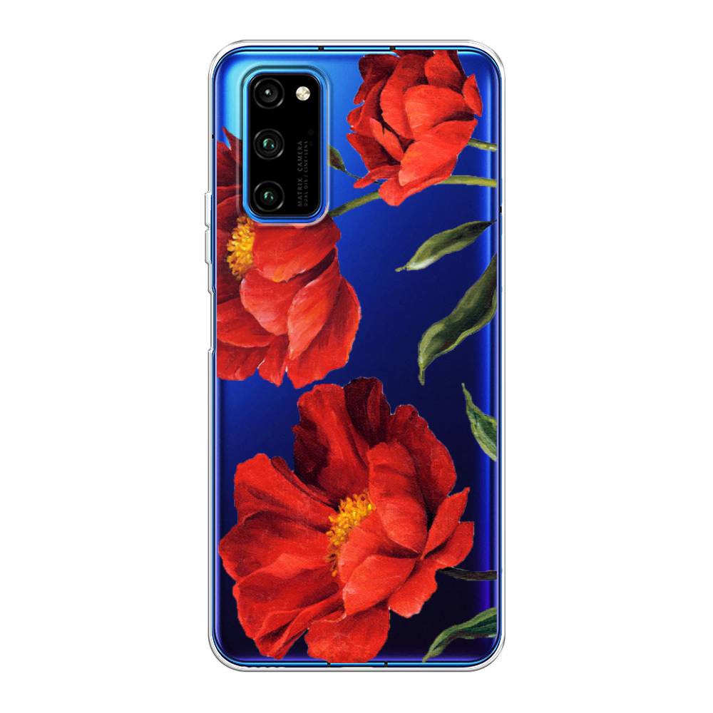 

Чехол Awog "Красные маки" для Honor View 30/View 30 Pro, 611350-8