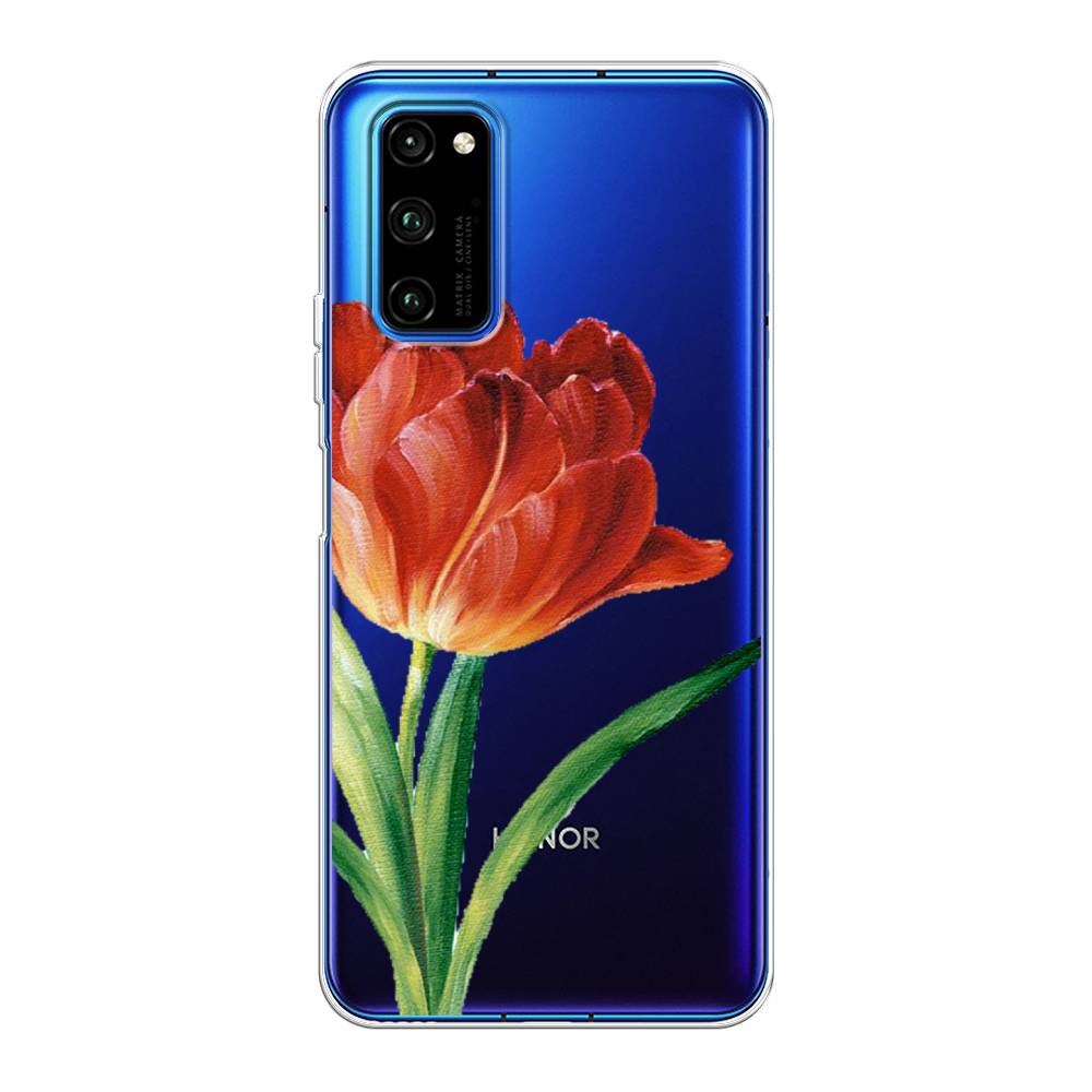 

Чехол Awog "Красный тюльпан" для Honor View 30/View 30 Pro, 611350-8
