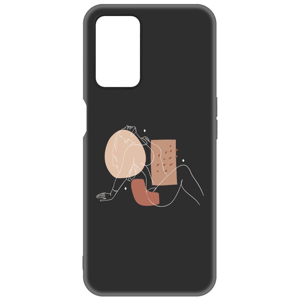 

Чехол-накладка Krutoff Soft Case Чувственность для Oppo A54 черный
