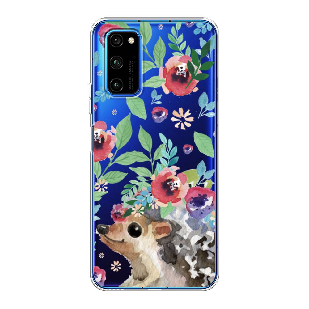 

Чехол Awog "Ежик в цветах акварель" для Honor View 30/View 30 Pro, 611350-2