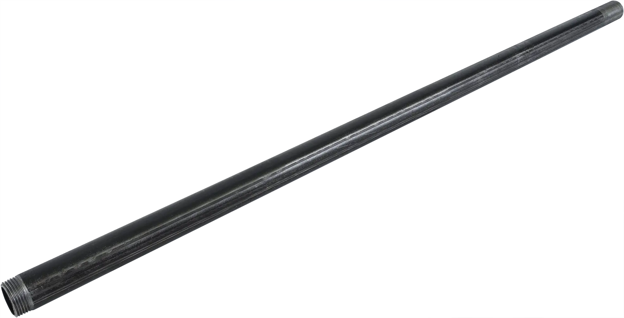 фото Труба металлическая, 1", 100 см, цвет чёрный тпк строй свой мир