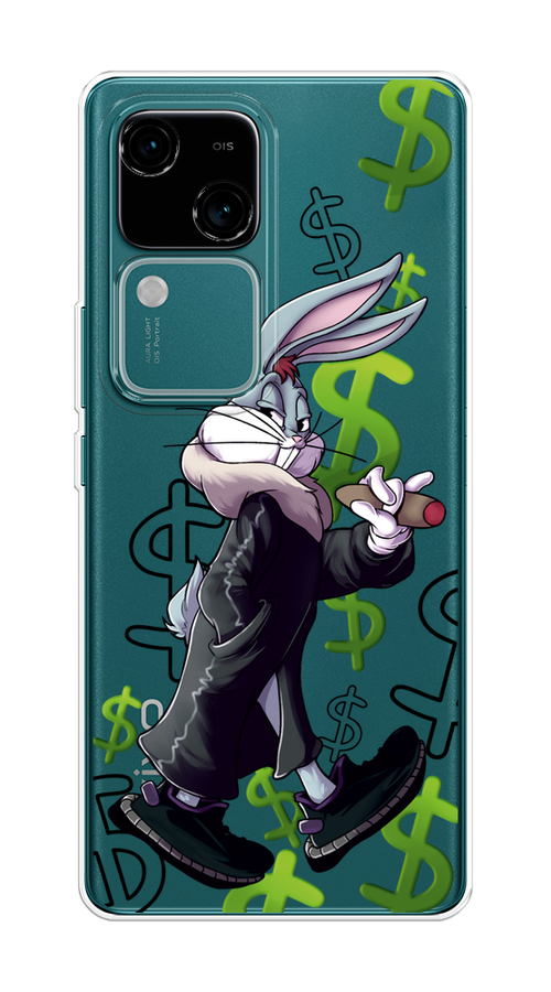 

Чехол на Vivo V30/S18 "Rich Bugs Bunny", Зеленый;черный;голубой, 2610250-1