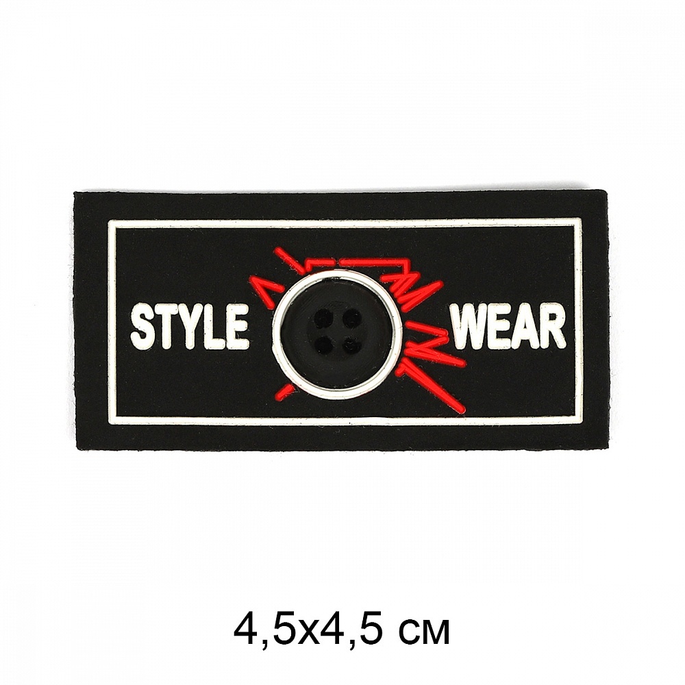 

TBY Style Wear, 4,5х2,5 см, 20 шт, Черный, Style Wear, 4,5х2,5 см, 20 шт