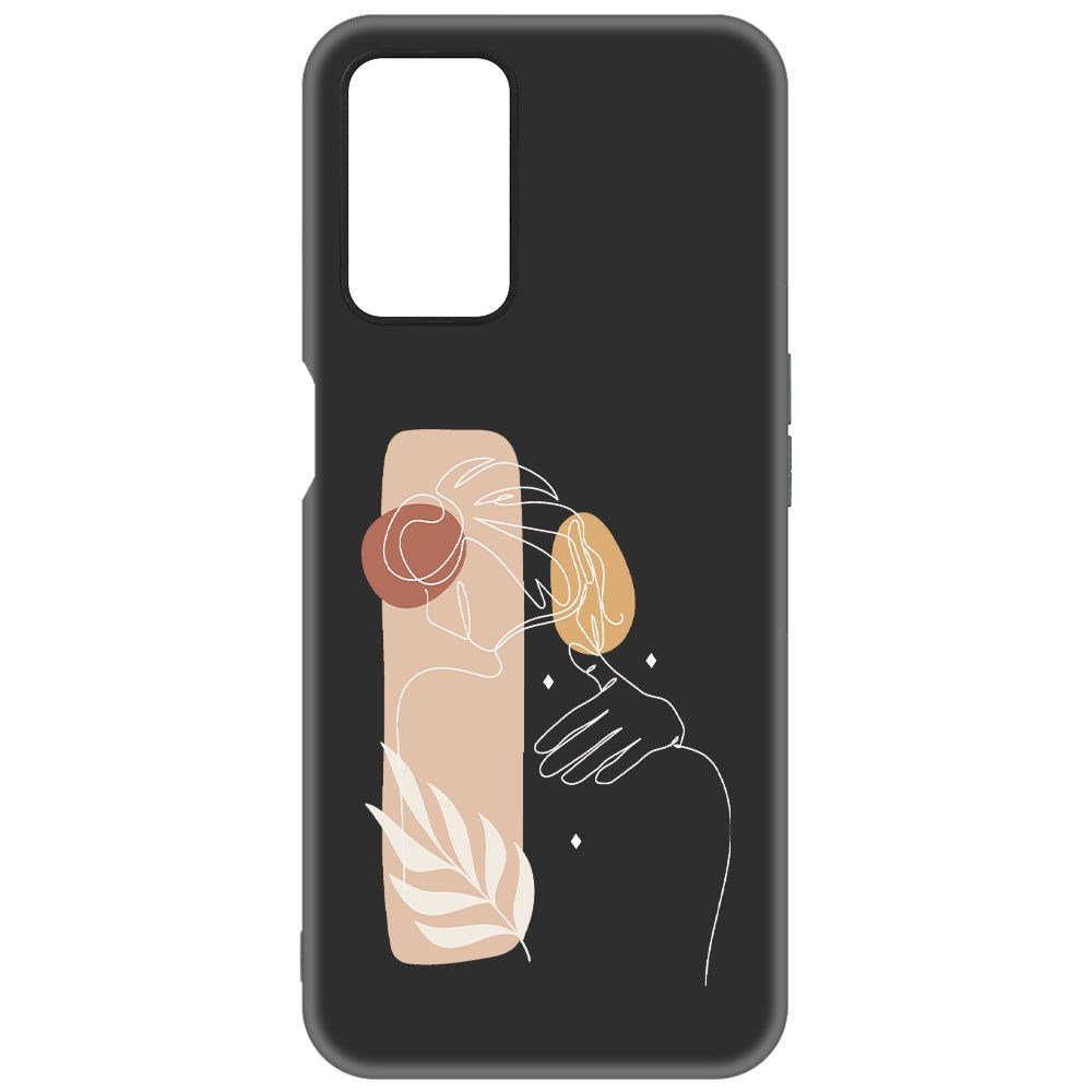 

Чехол-накладка Krutoff Soft Case Нежность для Oppo A54 черный