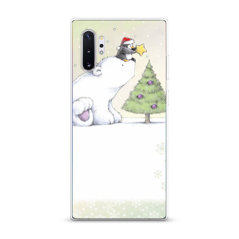 

Чехол для Samsung Galaxy Note 10 Plus "Украшение елки", Белый;бежевый, 28550-5