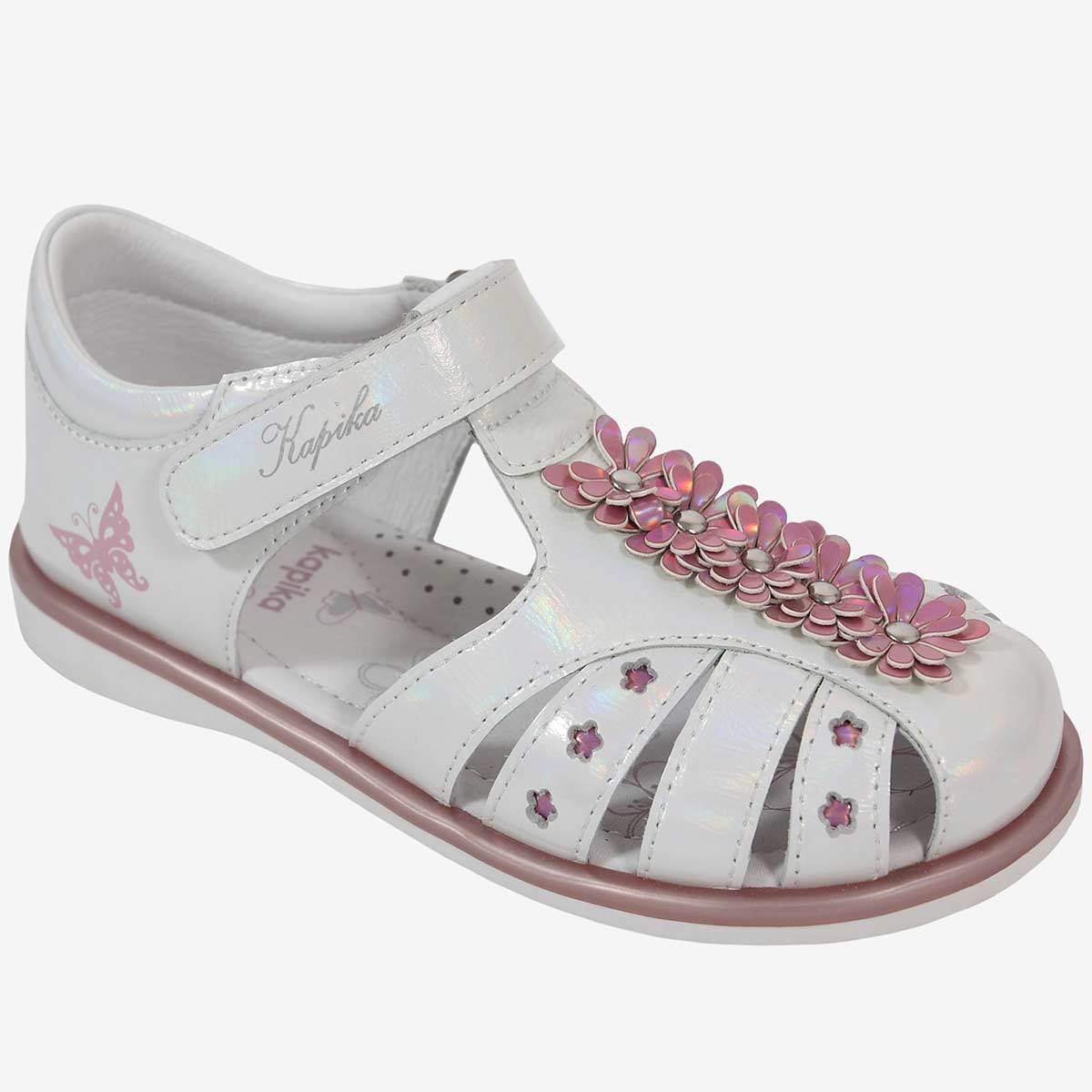 

Сандалии детские Kapika 32689 цв.серый-розовый р.28,5 RU, 32689